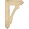 Ekena Millwork Imperial Arts and Crafts Rough Sawn Bracket w/ Offset Brace, Douglas Fir, 8"W x 24"D x 36"H BKT0806X24X36IMP03RDF - alternate 4